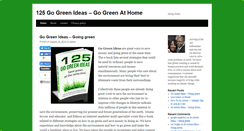 Desktop Screenshot of gogreenideas.net